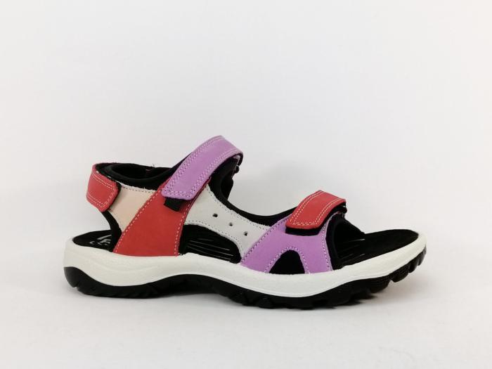 Sandale de marche femme confortable à velcro destockage IMAC ROHDE 559236 - 758846