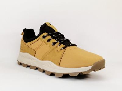 Sneakers camel homme destockage MORAN'S hoctave  pas cher