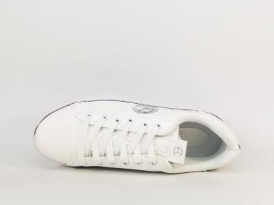 Sneakers blanche femme tendance destockage ENRICO COVERI lorenza à pas cher