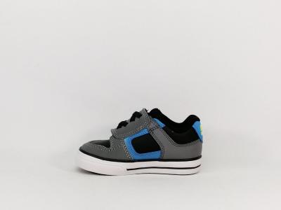 Basket garçon bébé à velcro destokage DC shoes pure v en cuir