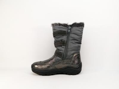 Botte fourrée grise waterproof pour fille moon boots IMAC 231073