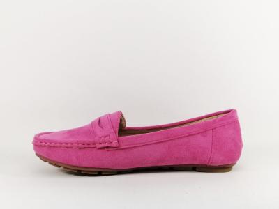 Mocassin femme rose fushia grande pointure semelle cuir pas cher CINK ME DM6Y-3