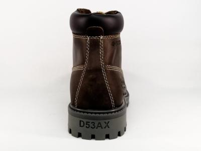 Boots homme cuir marron de travail résistante et confort DOCKERS 53AX003 à lacets