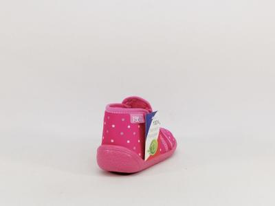 Chaussons rose destockage TOOTI xadage bébé fille fabrication française