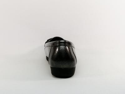 Mocassin femme confortable, semelle cuir à pas cher SWEET'R demoniak gun vernis gris