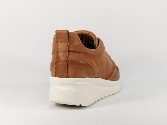 sneakers femme cuir camel