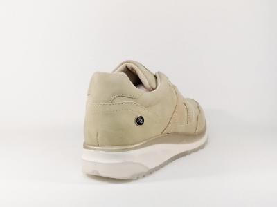 Sneakers femme tendance beige à pas cher destockage XTi 49012