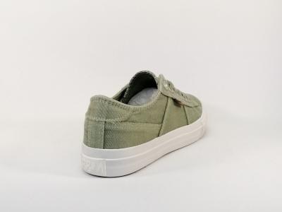 Tennis femme en toile kaki BANANA MOON Ratisse à pas cher