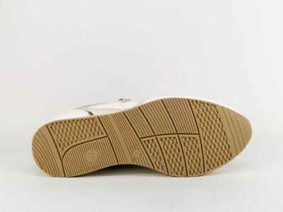 Basket de ville femme chic blanche à pas cher confortable TAMARIS 23603-42 vegan