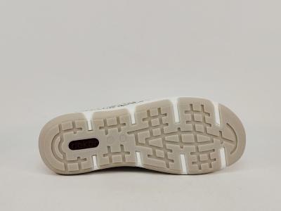 Chaussure pieds larges femme chic et confortable RIEKER 42408 cuir fleuris extra wide