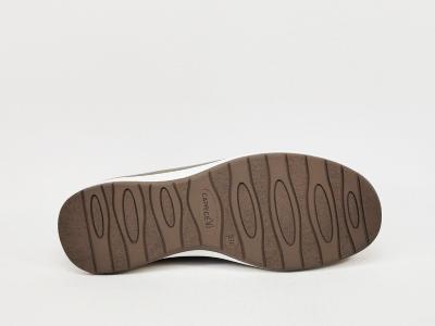 Chaussures femme pieds larges et sensibles largeur K CAPRICE 23727 taupe cuir confort