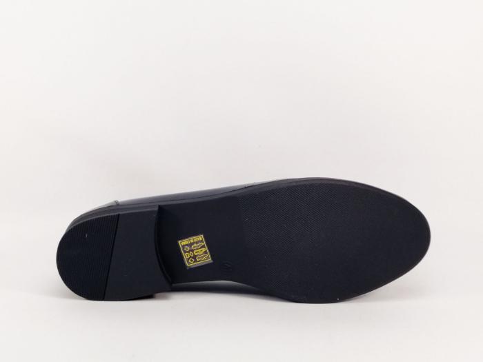 Derbies Mocassin Cuir Femme TOPWAY Pointure 37 Bleu Argent Neuf Avec étiquette