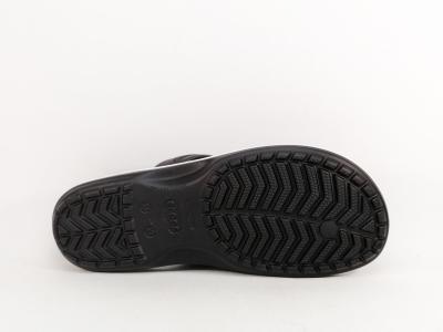 Tong CROCS homme destockage 11033 noire à pas cher grande taille confortable
