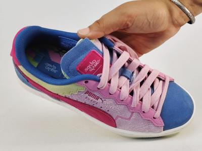 Sneakers femme destockage PUMA suede squid game confortable à pas cher