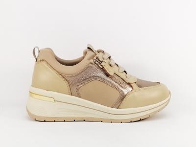 Basket femme pied large et sensible confortable CAPRICE 23304 largeur H