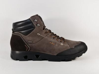 Chaussure montante homme grande pointure en destockage JOSEF SEIBEL noah 55 cuir marron waterproof