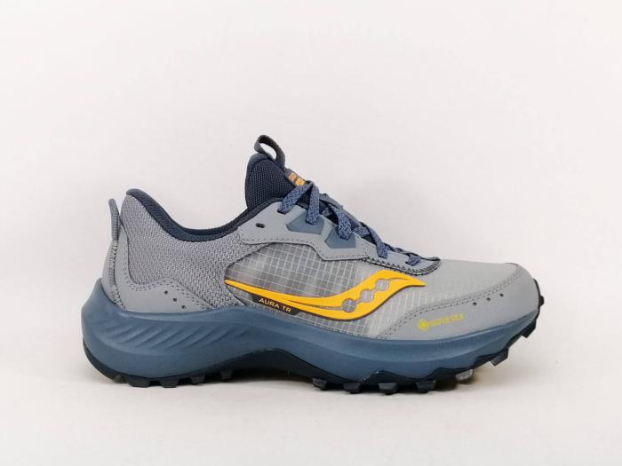 Chaussure trail femme goretex destockage SAUCONY aura tr gtx confortable à pas cher