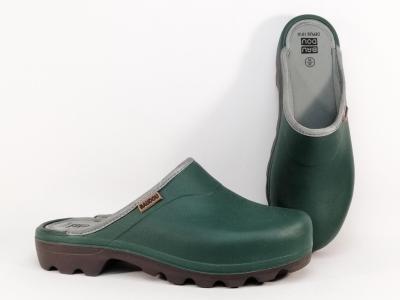 Sabot de jardin femme et homme leger et confortable en EVA vert BAUDOU opus