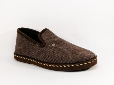 Chausson homme confort marron à pas cher CHIC & RELAX bignan