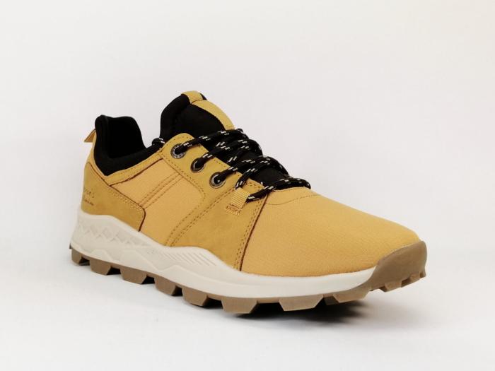 Sneakers camel homme destockage MORAN'S hoctave à pas cher