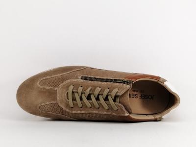 Chaussure grande taille homme cuir taupe confort destockage jOSEF SEIBEL colby 03