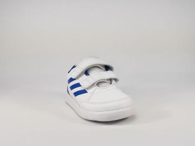 Basket blanche mode garçon bébé à velcro ADIDAS Altasport CFI