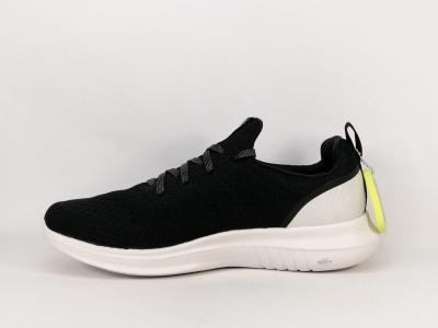 Basket confortable SKECHERS 54845 destockage mixte noir à pas cher