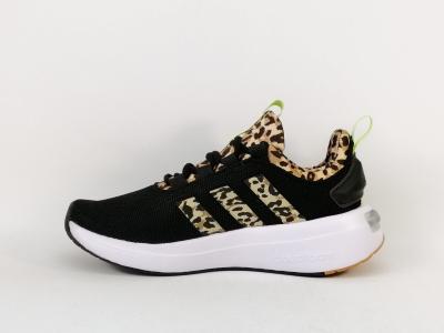 Basket femme ADIDAS racer TR23 noir leopard destockage à pas cher running confortable