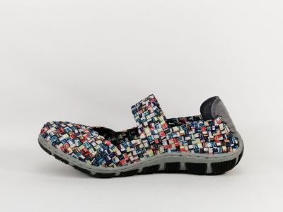 Chaussure élastique tressé femme confort babies destockage ROCK SPRING capetown