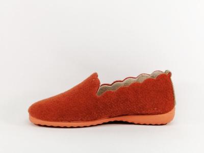 Pantoufles femmes originales chics et souples SOCA 0327 orange Fabrication Espagne