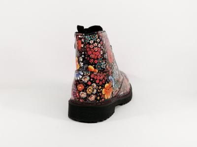 Boots style rangers motif fleurs SUPREMO 2140206 à pas cher pour fille