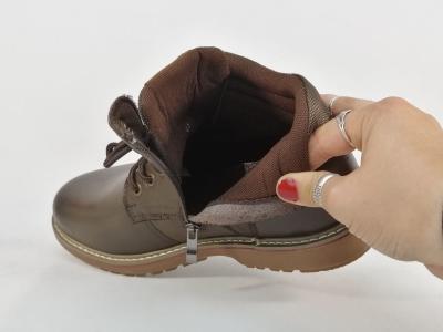 Bottine marron homme cuir souple confortable tendance destockage MORAN'S gaspario