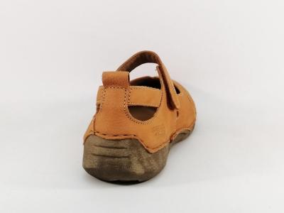 Chaussure femme grande taille confortable cuir orange destockage JOSEF SEIBEL fergey 51