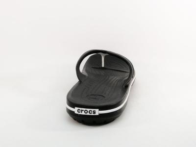 Tong CROCS homme destockage 11033 noire à pas cher grande taille confortable