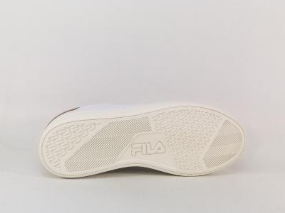 Basket blanche femme cuir chic et confortable destockage FILA lusso à pas cher