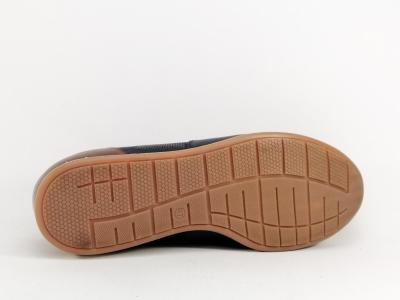 Basket grande pointure homme en cuir marine destockage JOSEF SEIBEL colby 01 ocean à pas cher 