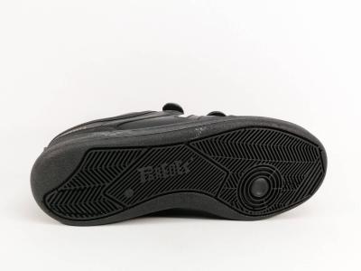 Basket homme grande taille noire confortable à velcro PAREDES DP101 à pas cher