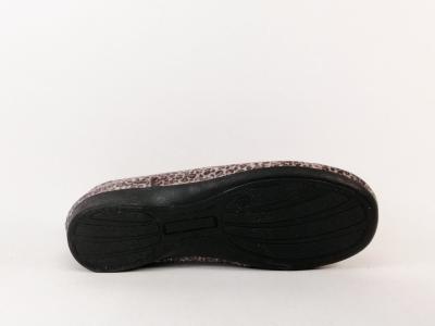 Chausson ballerine femme leopard tendance ZEL'S 2182 Fabrication Espagne