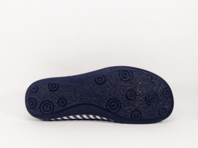 Chausson mule été motif chat femme CHIC & RELAX cadochat marine