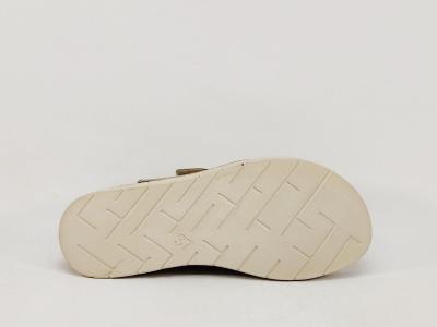 Mules femme talon compensé chic semelle cuir confortable à scratch MORAN'S dexin à pas cher 