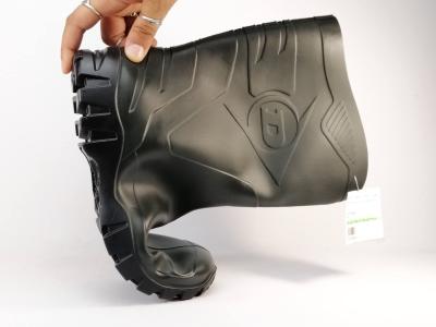 Botte de pluie homme à pas cher en destockage DUNLOP dee pvc vert