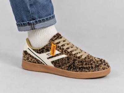 Basket leopard femme originale confortable et tendance destockage DOCKERS 55MY203 à pas cher