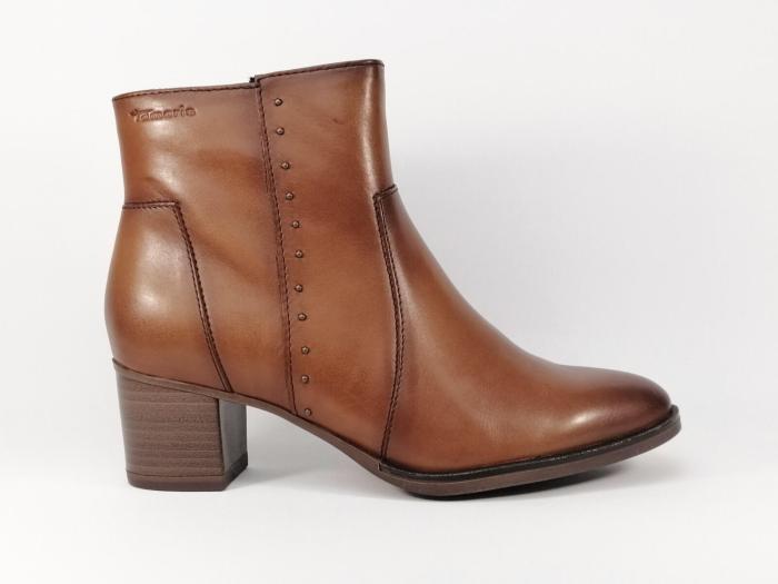Bottine Camel Femme Cuir
