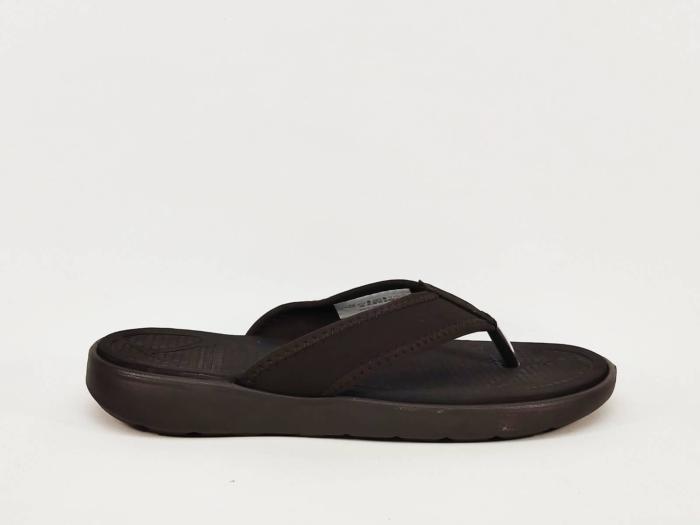 Tong homme confortable marron souple et tendance en destockage REFRESH 172758 à pas cher