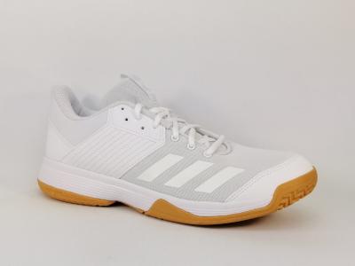 Basket ADIDAS homme ligra 6 sport en salle, indoor confortable en destockage  pas cher blanche