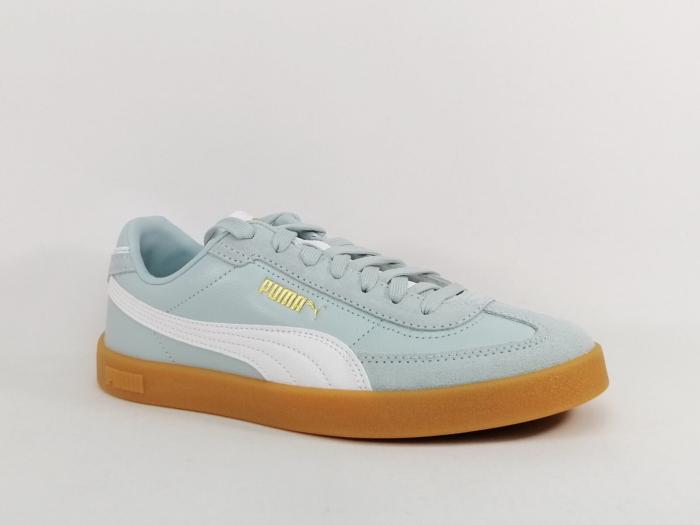 Basket femme PUMA club II Era bleu ciel tendance confort souple en destockage à pas cher