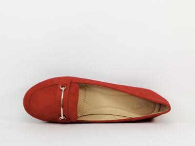 Ballerine mocassin chic rouge grande pointure femme CINK ME DM8D