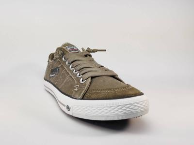 Tennis en toile beige grande pointure homme à élastique DOCKERS 30ST027