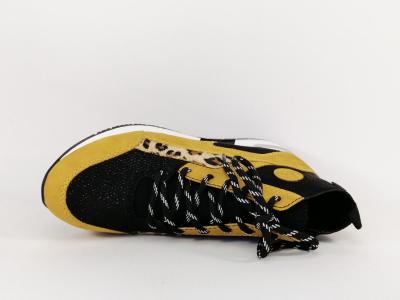 Sneakers jaune originale destockage RIEKER N7610 pour femme à pas cher