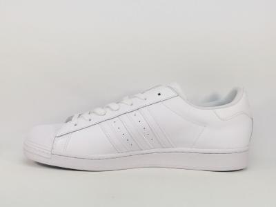 Basket grande pointure homme ADIDAS superstar cuir blanc en destockage